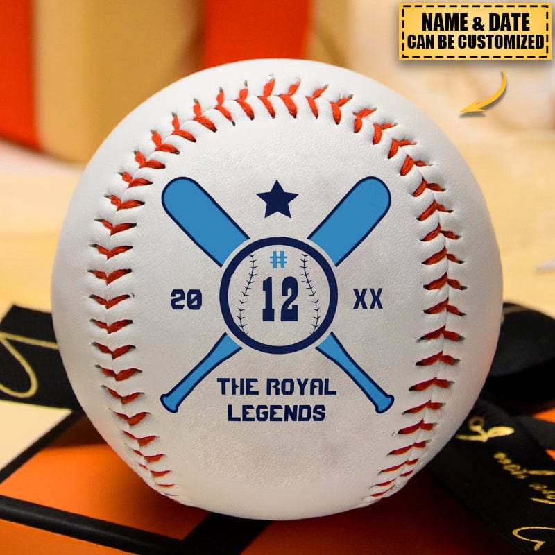 Personalized Fun Baseball Player Number & Name