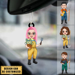 This Is Not Exactly The Garden Of Eden But It's My Little Paradise, Personalized Car Ornament, Gift For Gardener