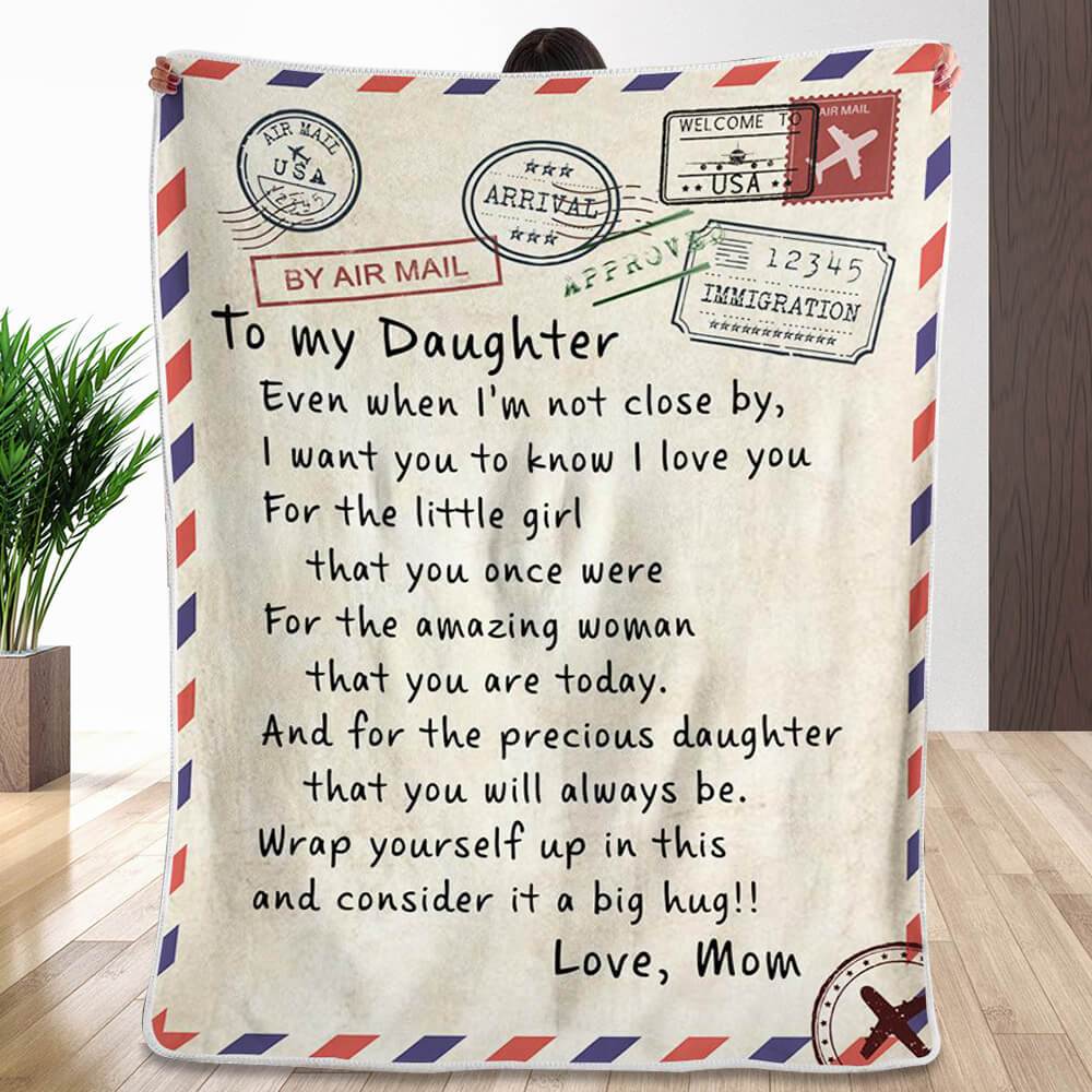 mom to daughter blanket