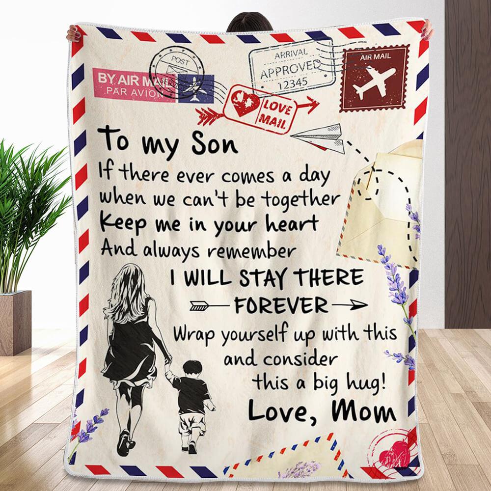 mom to son blanket