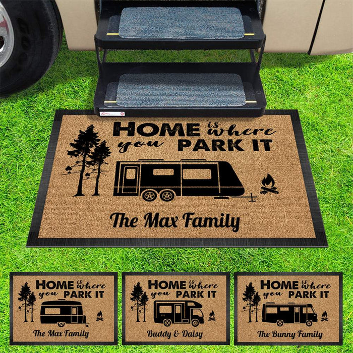 Making Memories One Campsite Outdoor Doormat For Camper, RV Camping Gift