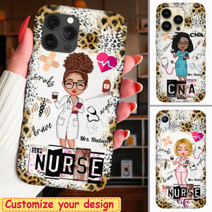 Personalized Phone case Nurse, CNA, CMA, Doctor - Nurse Life Scrubs