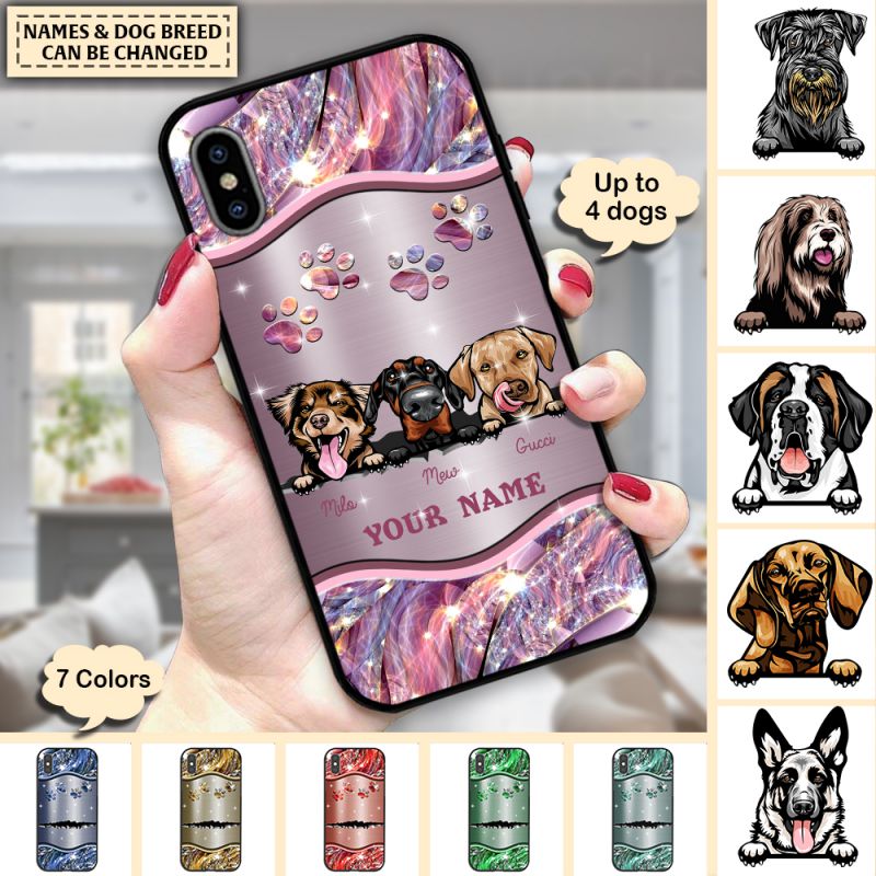 Personalized Dog Phone Cases - Exclusively Customized, Available in Multiple Colors Pet Phone Cases