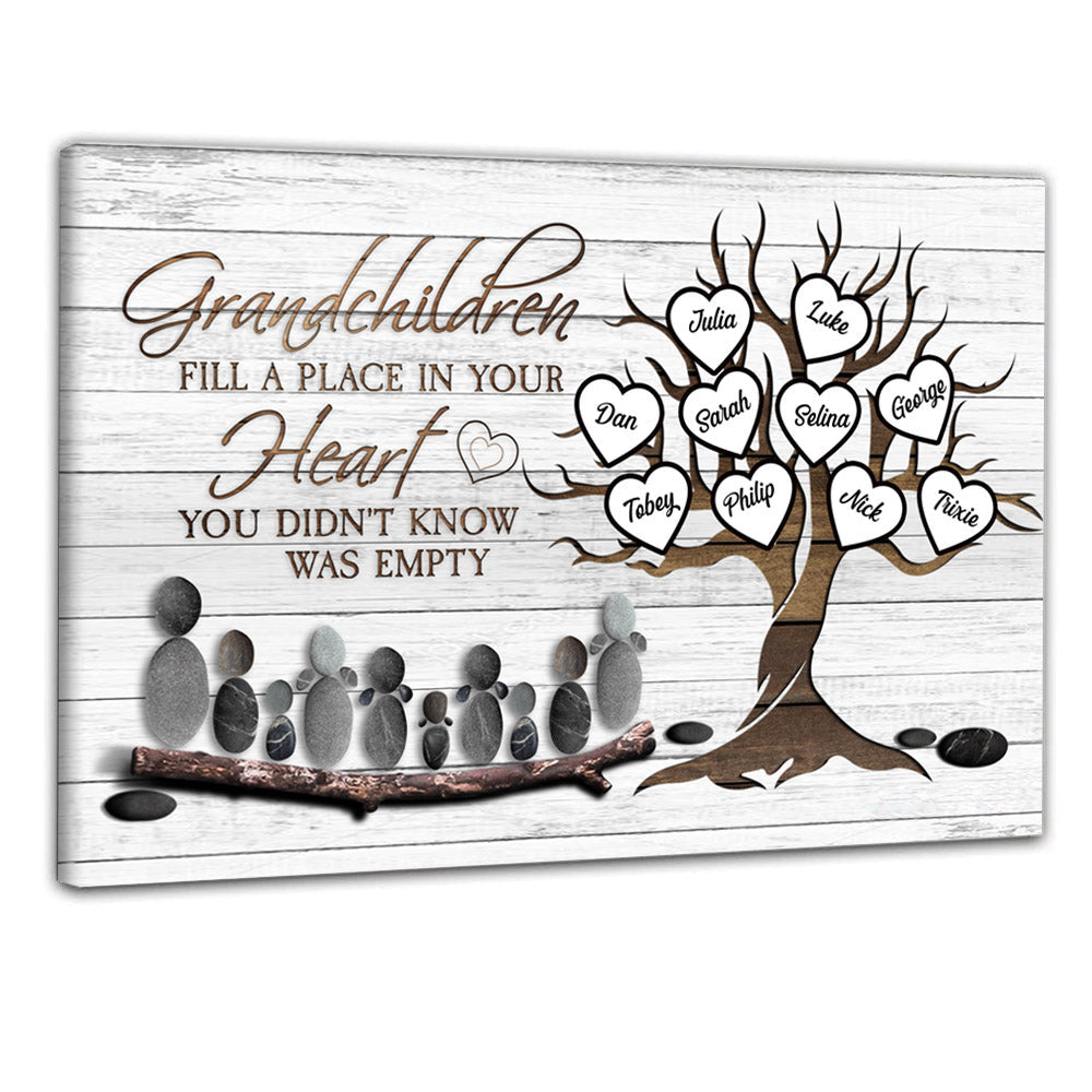 Personalized Poster Grandparents Gift Fill A Place In Your Heart