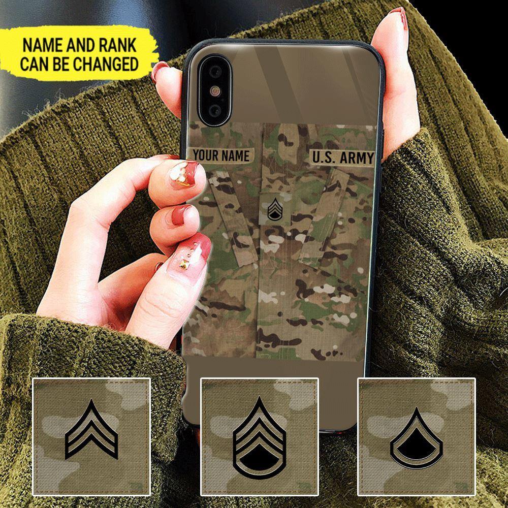 Personalized Phonecase U.S. Army Uniform
